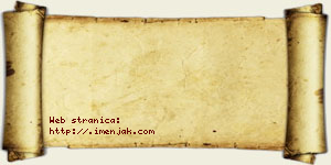 Jana Stojiljković vizit kartica